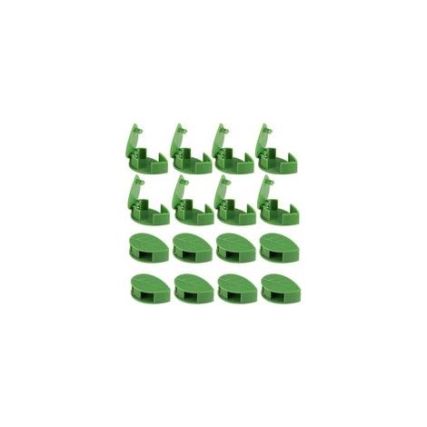 Ensemble de 50 pièces pour plantes grimpantes, supports muraux pour plantes grimpantes, clips pour câbles de bureau, clips de support auto-adhésifs pour feuilles, clips invisibles pour plantes (1/5)