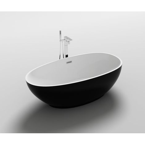 Freistehende Badewanne VOLTO-BICOLOR (1/4)