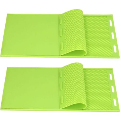 2pcs 5.4mm Silicone Feuille de Cire d'abeille Moule Cire d'abeille Fondation Presse Moule Apiculteur équipement, Cire d'abeille Fondation Feuille de Nid d'abeille Bricolage (1/5)