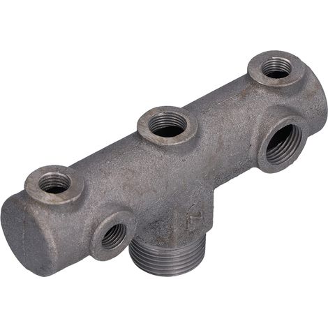 Support de Commutateur pour Compresseur d'Air - Bracket 6 Way pour Valves - Connexion Mâle 32mm - Accessoire Pompe à Air (1/5)