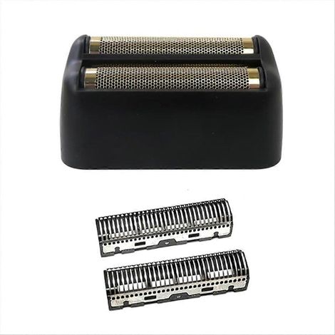 FXRF2G Tondeuse Homme Lame Filet Noir Remplacement 2 Pièces Accessoire Rasage Précision Compatible Électrique (1/5)