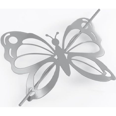 1 Embrasse broche Farfalina gris