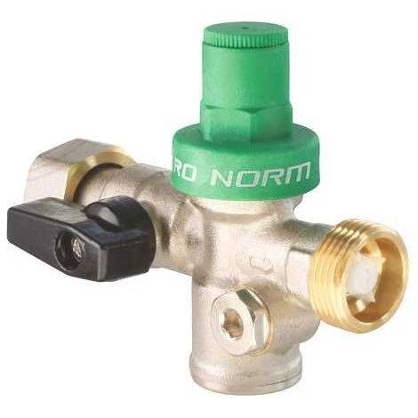 Limiteur de pression à piston 3 en 1 – Vanne et clapet – Mâle/femelle écrou libre 3/4" (20/27) – Conforme norme ACS – Selection P Pro (1/4)