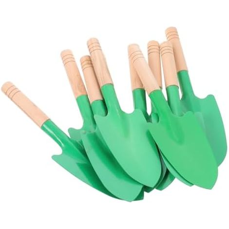 Gartenkelle avec Holzgriff en Eisen Multifunktionaler Handspaten pour Gartenarbeit Umpflanzen pour Jungpflanzen (1/5)