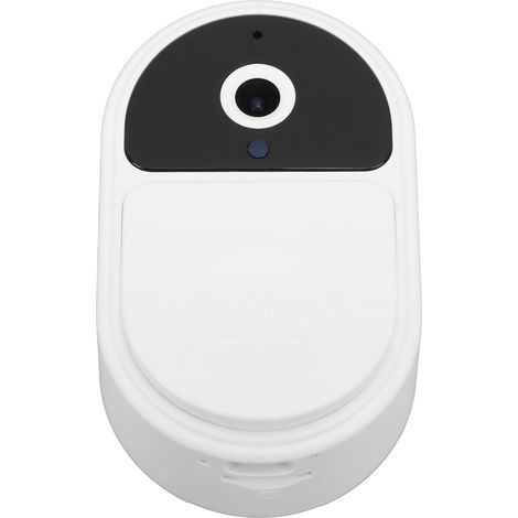 Sonnette vidéo WiFi sans fil avec caméra grand angle 1080p et vision nocturne, application intégrée et récepteur, pour la sécurité de votre domicile. (1/5)
