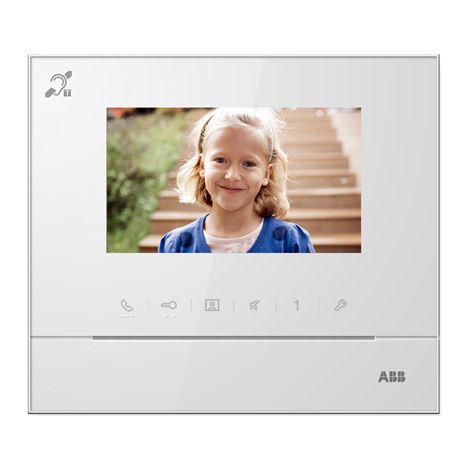 Welcome M Ecran Couleur 4.3 avec boucle Inductive-Blanc 2TMA210050W0008 ABB M22313-W