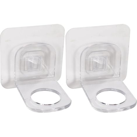 Porte-gel douche KICHOUSE en plastique blanc (1/5)
