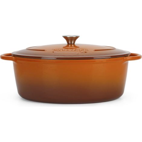 Cocotte ovale 6,5L en fonte émaillé, MONTAGNE (1/3)