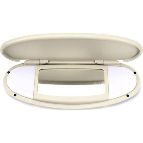 Miroir de Maquillage Automobile avec Pare-Soleil Réglable – Couverture de Rétroviseur de Courtoisie Compatible avec BMW Mini R55 R56 R60 (2007–2014) (1/5)