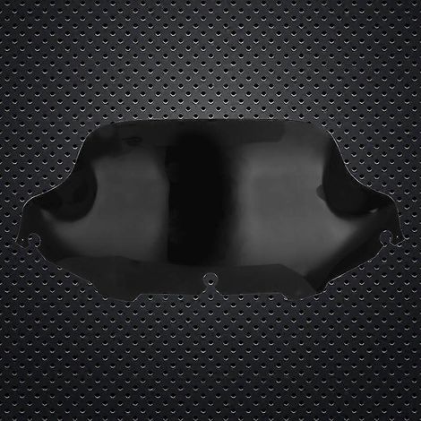 Pare-brise 6"/8" pour moto Harley Electra Street Glide FLHX Touring CVO (1996-2013) - Déflecteur de vent, carénage - Noir - Modèle 1 (1/5)