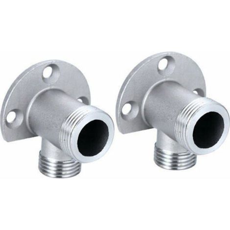 Kit d'installation pour robinet apparent - ZOR® - Système de douche extérieur - Mitigeur thermostatique (1/4)