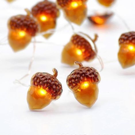 Guirlande lumineuse en forme de glands pour décorations de Noël de jardin (1/5)
