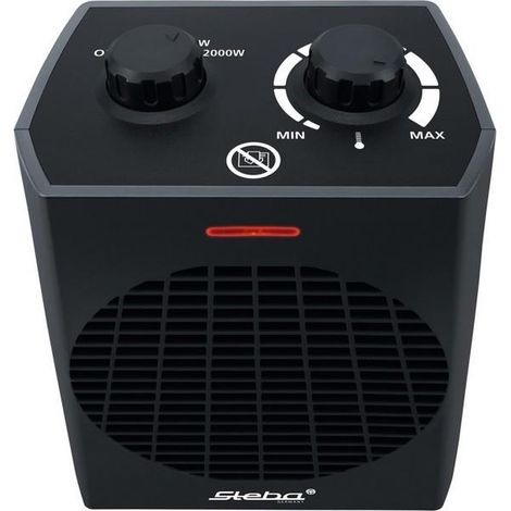 Steba FH 504 Radiador Soplante Negro Compacto 2000W