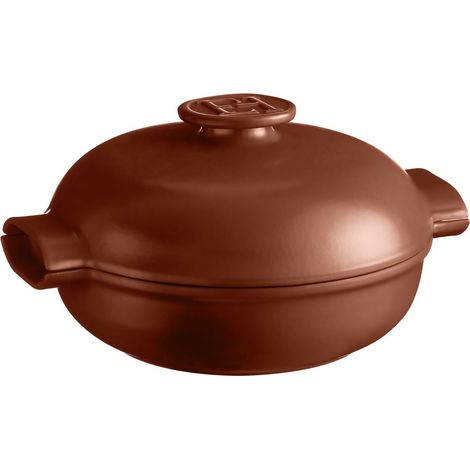 Sauteuse céramique induction Delight Emile Henry rouge Sienne 26 cm 2,5 litres