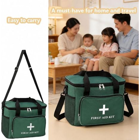 trousse de secours vide 14 L trousse secours vide Vert (1/2)