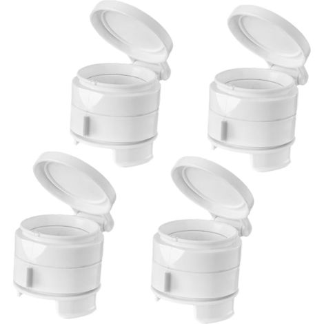 Pinzas para sellar alimentos con boquilla vertedora, paquete de 10 unidades, pinzas a prueba de fugas, adecuadas para sellar bolsas de líquidos, aperitivos y para uso doméstico. (1/5)