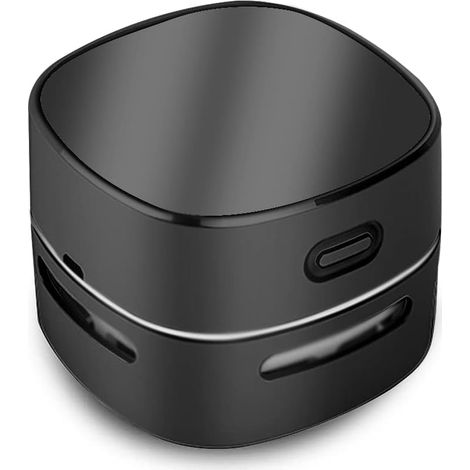 Aspirateur de bureau, mini balai à poussière de table économe en énergie, haute autonomie jusqu'à 400 minutes, conception rotative à 360° pour clavie (1/5)