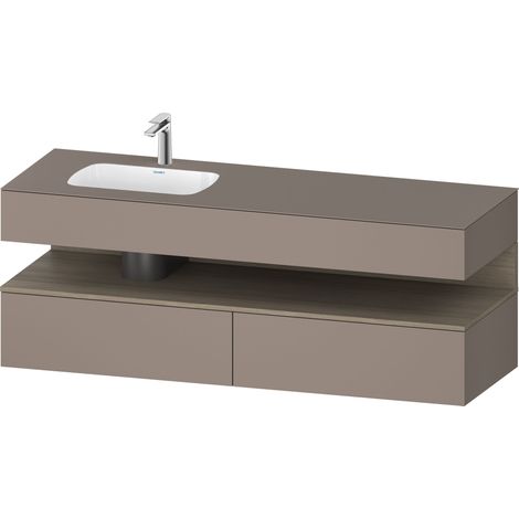 Duravit Collection One lavabo empotrado con base de lavabo