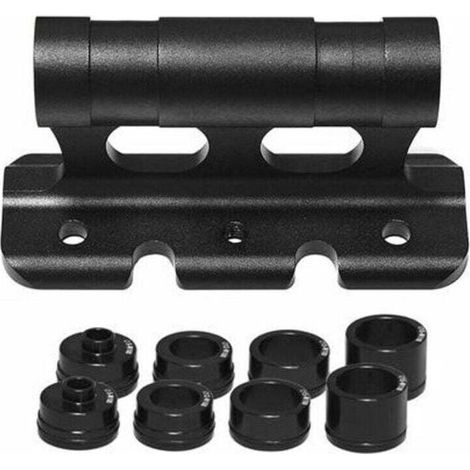 Anhängerzubehör, Fahrradgabelhalterung mit Steckachse für 5x100 mm, 12x100 mm, 15x100 mm und 15x110 mm (1/4)