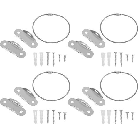 Lot de 4 sangles antichute pour meubles métalliques, couleur (1/5)