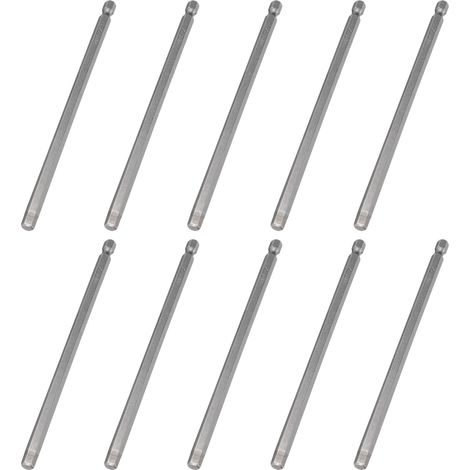 10 Stück 6 mm elektrische Schraubendreherbits mit Sechskantaufnahme, magnetisch, gehärtet, Ersatzzubehör (1/5)