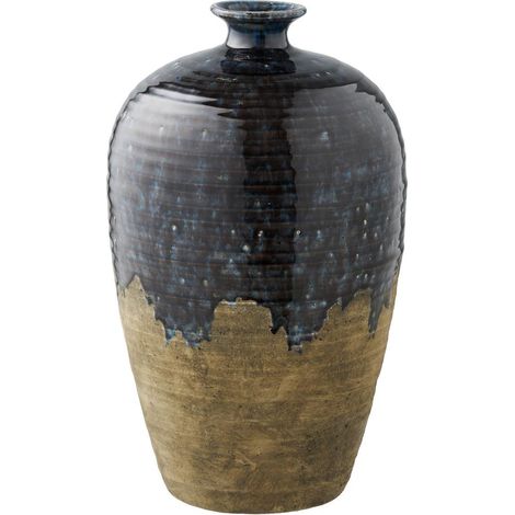 Lykke vase bleu foncé. (1/5)