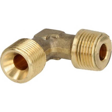 Nipple double, coude, 1/4’’ x 1/4’’