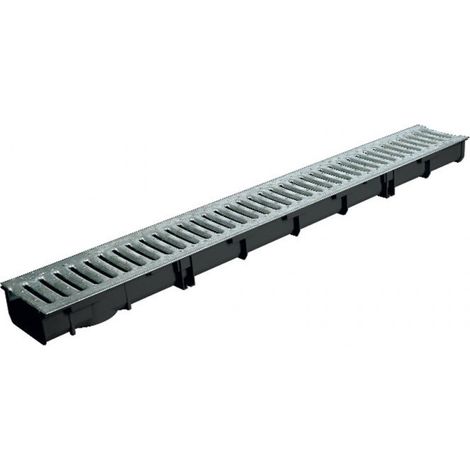 Canaleta con rejilla de acero galvanizado - JIMTEN
