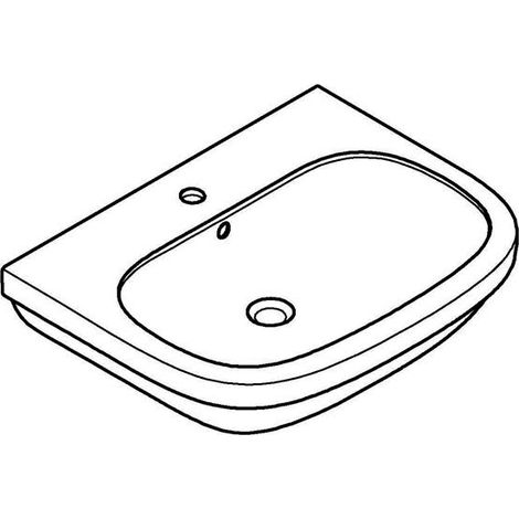 Grohe Euro Keramik Waschtisch 65 cm mit PureGuard Oberfläche alpinweiß 3932300H (1/5)