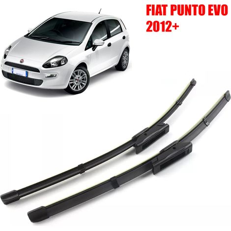 DISCORAMA® KIT 2 SPAZZOLE TERGICRISTALLO ANTERIORE FIAT PUNTO EVO 2012+ 650MM+380MM