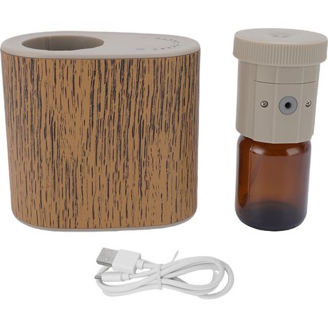Diffuseur d'huile essentielle sans eau commande APP intelligente silencieux anti-fuite 60ML diffuseur parfum pour maison voiture bureau veinure bois (1/5)