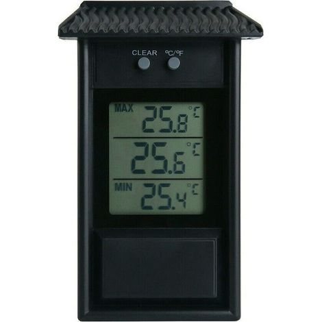 Thermomètre de serre avec affichage numérique Max Min (1/5)