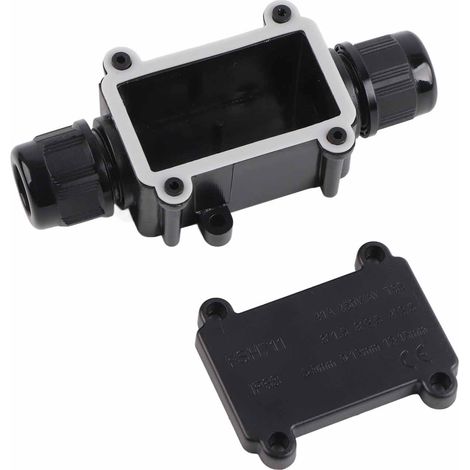 Boîtier de jonction IP68, connecteur de protection de ligne de câble souterrain bidirectionnel étanche pour extérieur (1/5)