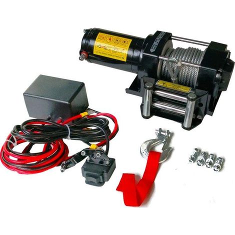 Varan Motors – Treuil électrique 12V 1360KG 1000W – Câble 9.2m Ø5.5mm – Moteur Aimant permanent 1KW – Pour quad, remorque, bateau (1/5)