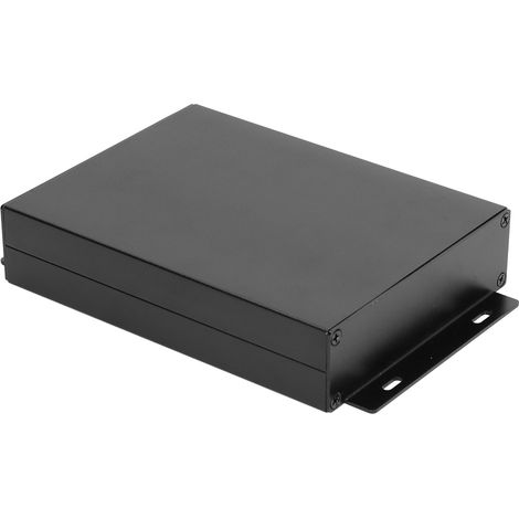 Boîtier de jonction étanche IP68 en aluminium, divisible pour installations électriques extérieures, couleur noir (1/5)