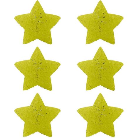 (6 pièces) Veilleuse LED portable en forme d'étoile, lumière douce et chaude, accessoire de danse pour enfants, fêtes et spectacles. (1/5)