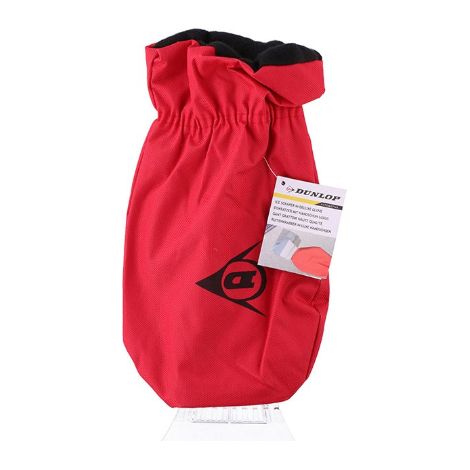 Roter Eiskratzer mit Handschuh — Dunlop