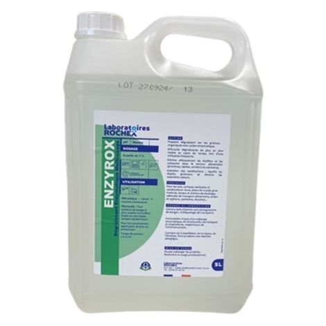 Dégraissant enzymatique enzyrox multi usages bidon 5 litres