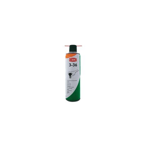 Lubrifiant CRC 3-36, Aérosol 335 ml / 250 ml, NSF ( Prix pour 1 ) Protection temporaire (jusqu'à 6 mois) contre la corrosion. Utilisable en industrie alimentaire (1/2)