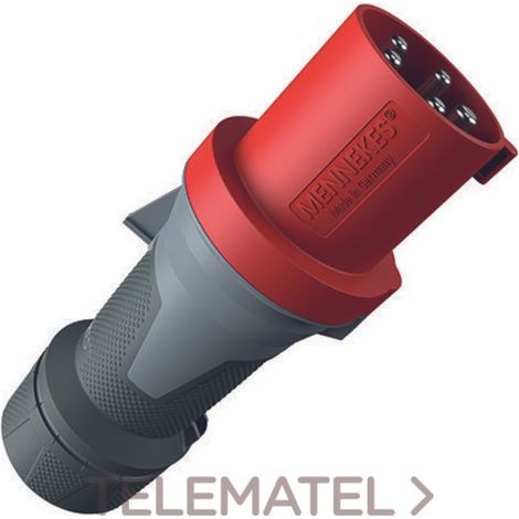 mennekes PowerTOP Xtra 6h enchufe 63A 400V plateado