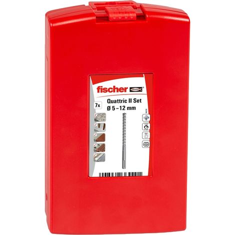 fischer Foret SDS Plus Quattric II Set 5-12 (1/4)