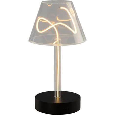 Lampe de table unique Edison Conception rechargeable - 7897-001 (1/3)