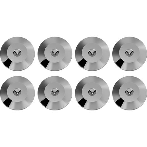 8 Pièces 25 x 4mm Pads Isolation En Cuivre Universels pour Enceintes, Pieds Antichoc Disque Couleur Pistolet (1/5)