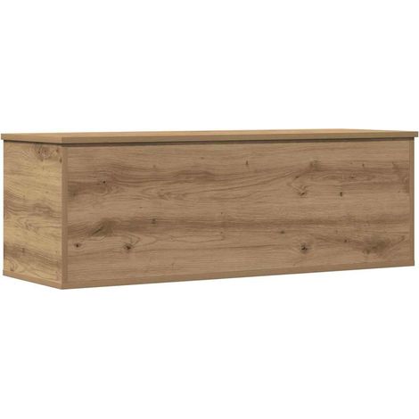 Maison Exclusive - Scatola di Stoccaggio Rovere artigianale 102 x 35 x 35 cm