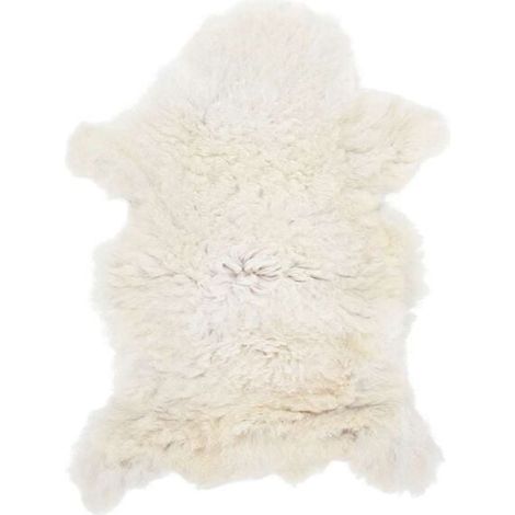 Peau de mouton beige (60-70) x (90-100) cm (1/5)