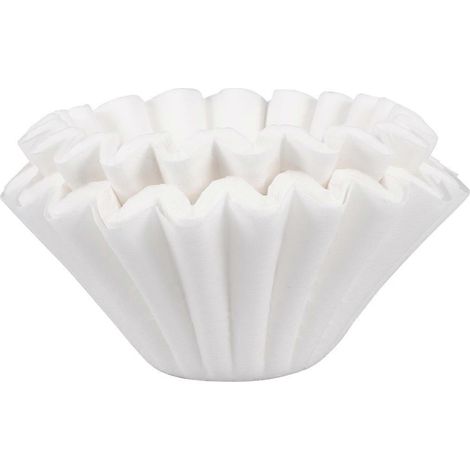 50 Stück ungebleichte Kaffeefilter aus Naturpapier, Kegelform, Kaffeefilter für Kaffeemaschinen (Weiß)-White (1/3)