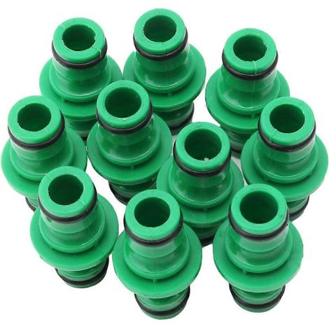 10 Stück Einweg-1/2"-Gartenschlauchverbinder, Schnellkupplung, Neu
