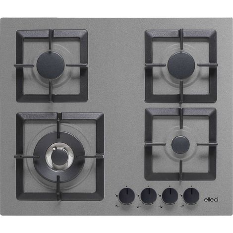 Elleci Plano 60 TCL piano cottura Titanio Da incasso Gas 4 Fornelli (1/6)
