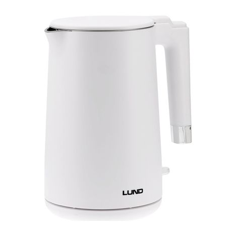 Hervidor eléctrico Toya LUND blanco 1,5 litros acero inoxidable (1/2)