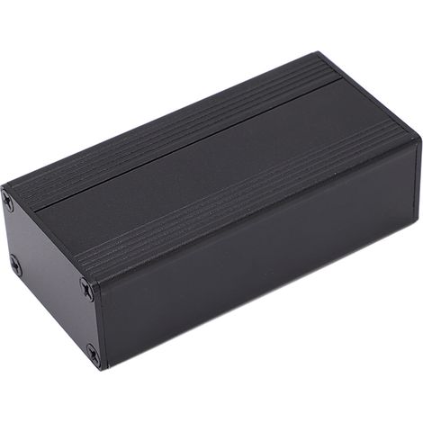 Boîtier aluminium noir sablé pour circuit imprimé, alliage 1.25-1.5mm, boîte de projet électronique (1/5)